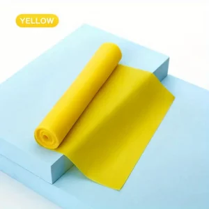 Elastic Resistance Belt for Pilates & Fitness Training, Durable Latex